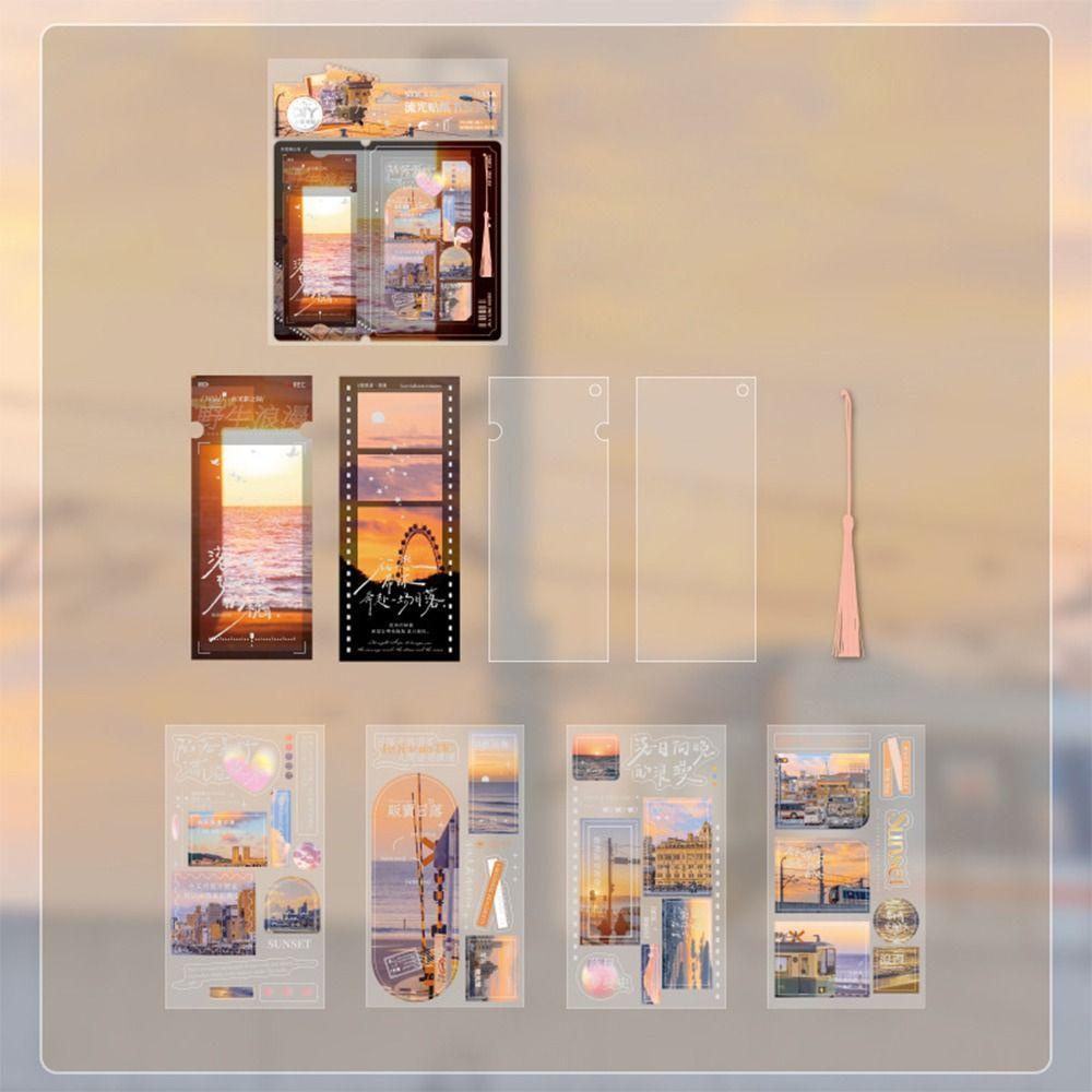 LANFY Penanda Pagination Motif Kartun, Klip Halaman Penanda Stiker Lampu Yang Mengalir, Buatan Tangan Kreatif Good-looking Akun Tangan Penanda Membaca Melamun Untuk Pecinta Buku