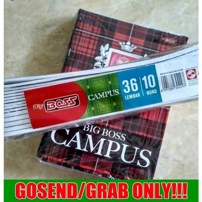 

KHUSUS GOSEND Buku Tulis Big Boss/Campus 36 lembar