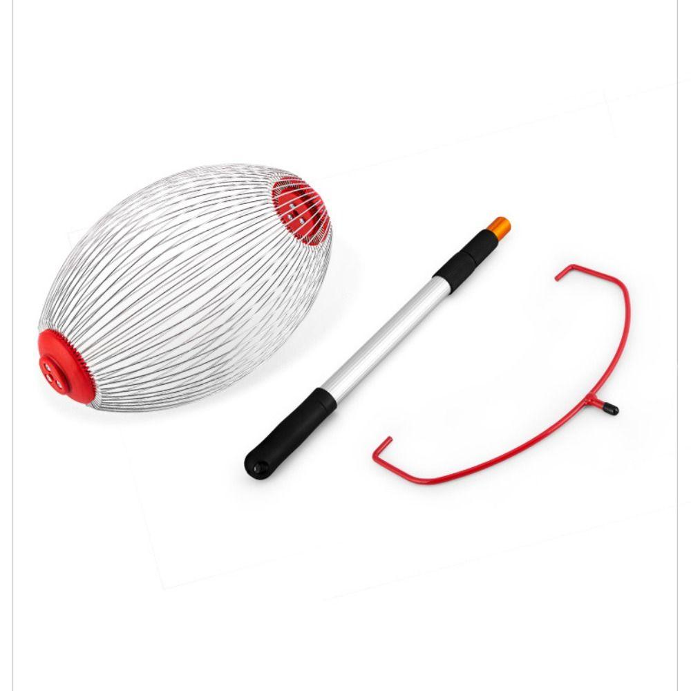 LANFY Ball Collector Chestnut Acorn Multifungsi Retractable Picker Collector Chestnut Collector Outdoor Alat Manual Nut Kumpulkan Rolling Fruit Picker Ball Picker