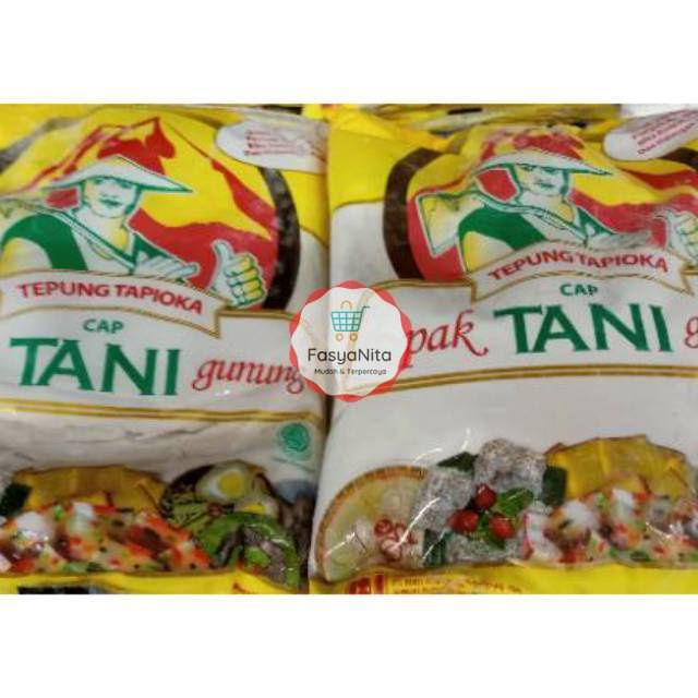 

Tepung Tapioka Kanji 500gr - Pak Tani Gunung Agung Rose Brand