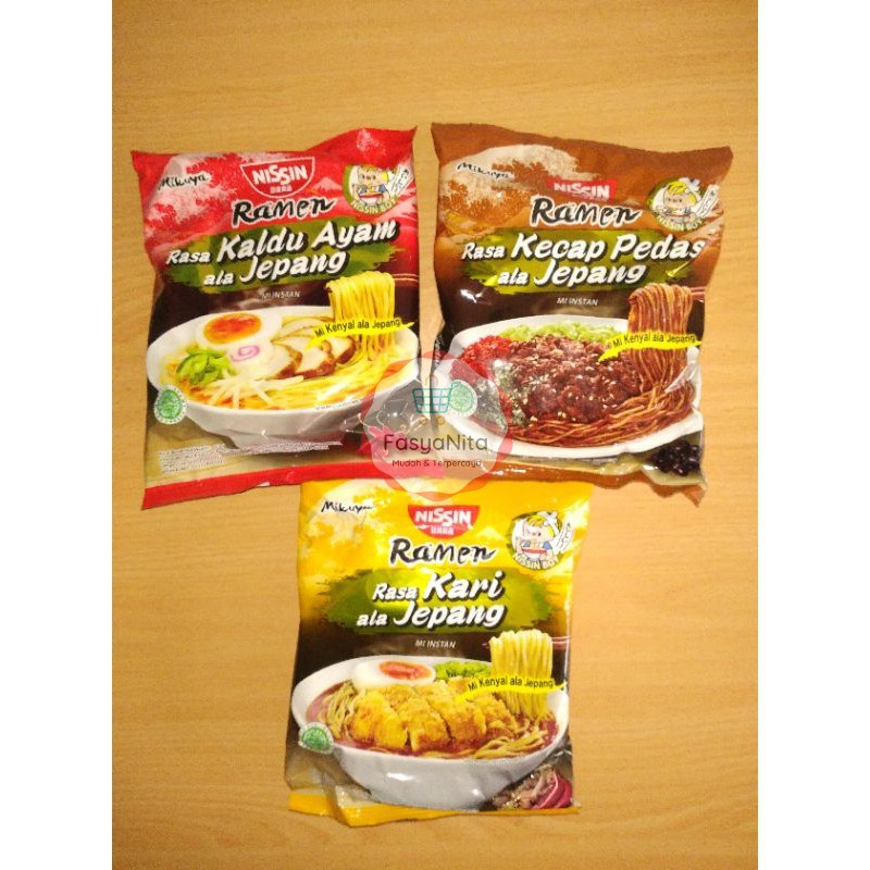 

NISSIN MIKUYA RAMEN KALDU AYAM/ KECAP PEDAS/ KARI JEPANG / Takoyaki