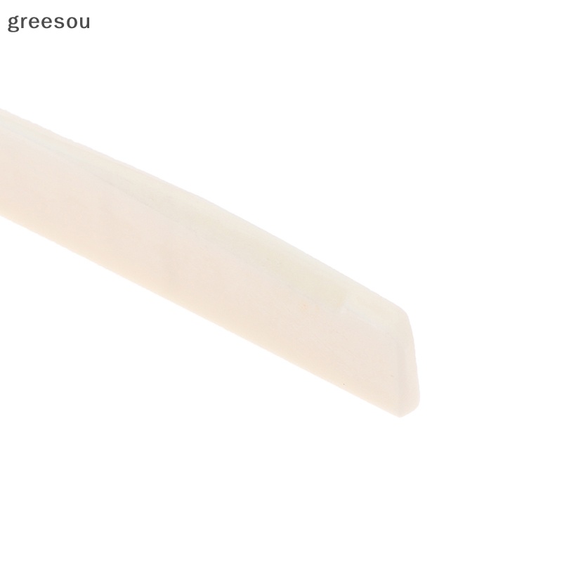 Greesou Real Bone Bridge Saddle Untuk Gitar Akustik Folk 72MM /74MM /76MM /80MM * 12MM ID