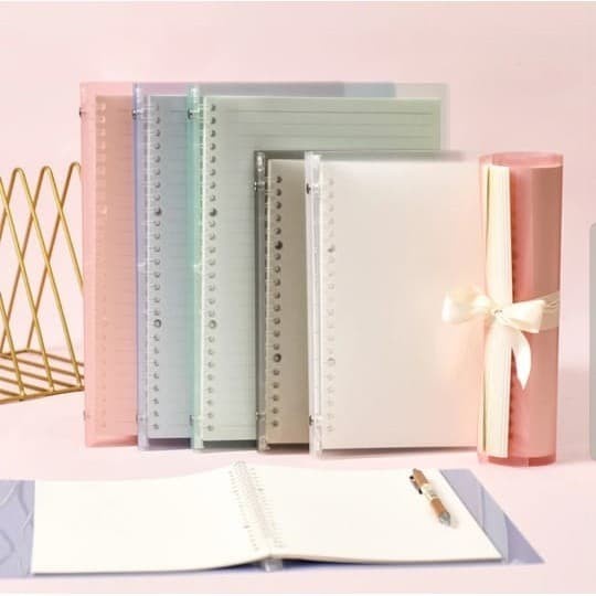 

✨BISA COD✨ -Binder Buku Notebook Polos Ring B5