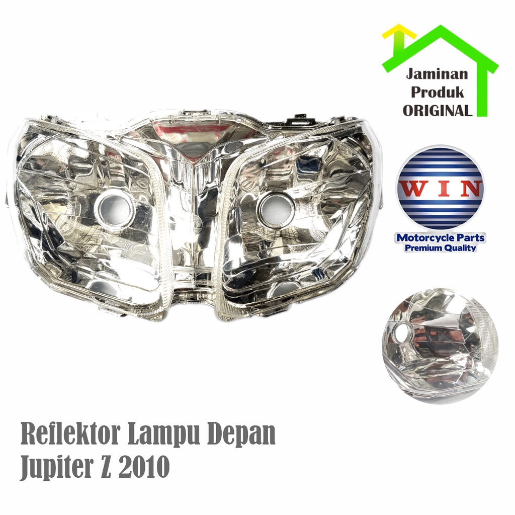 WIN Reflektor Yamaha Jupiter Z 2010 Kaca Lampu Depan Headlamp Motor Assy