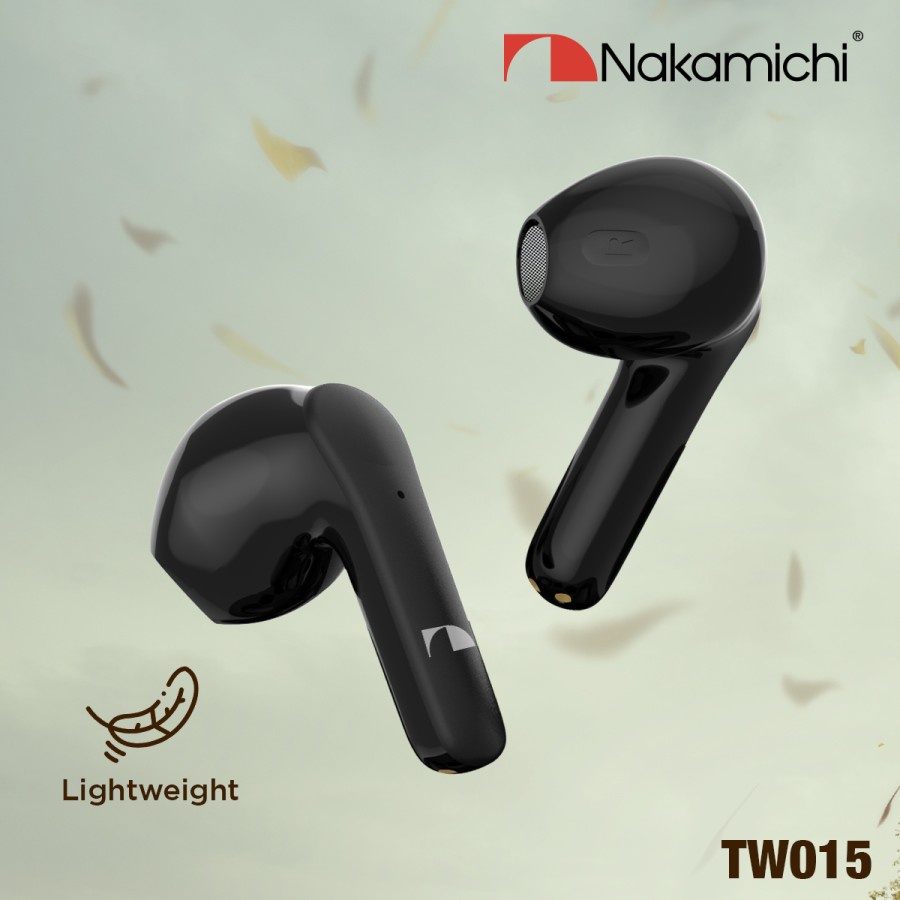 NAKAMICHI TWS Headset Bluetooth Wireless TW015 V5.3 Earphone Earbuds Low Latency for Gaming Android iOS