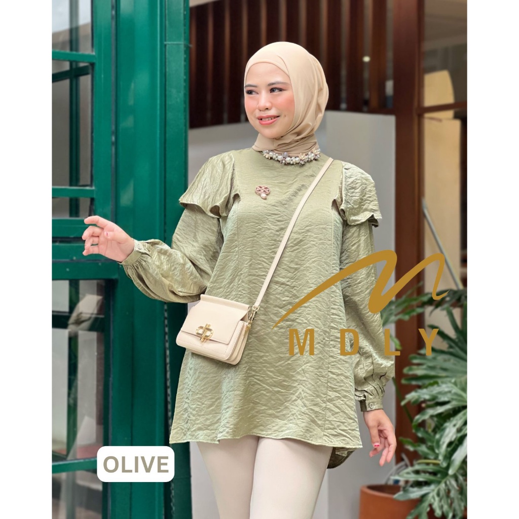 MDLY Original Terbaru Atasan Wanita Shella Top by Mdly
