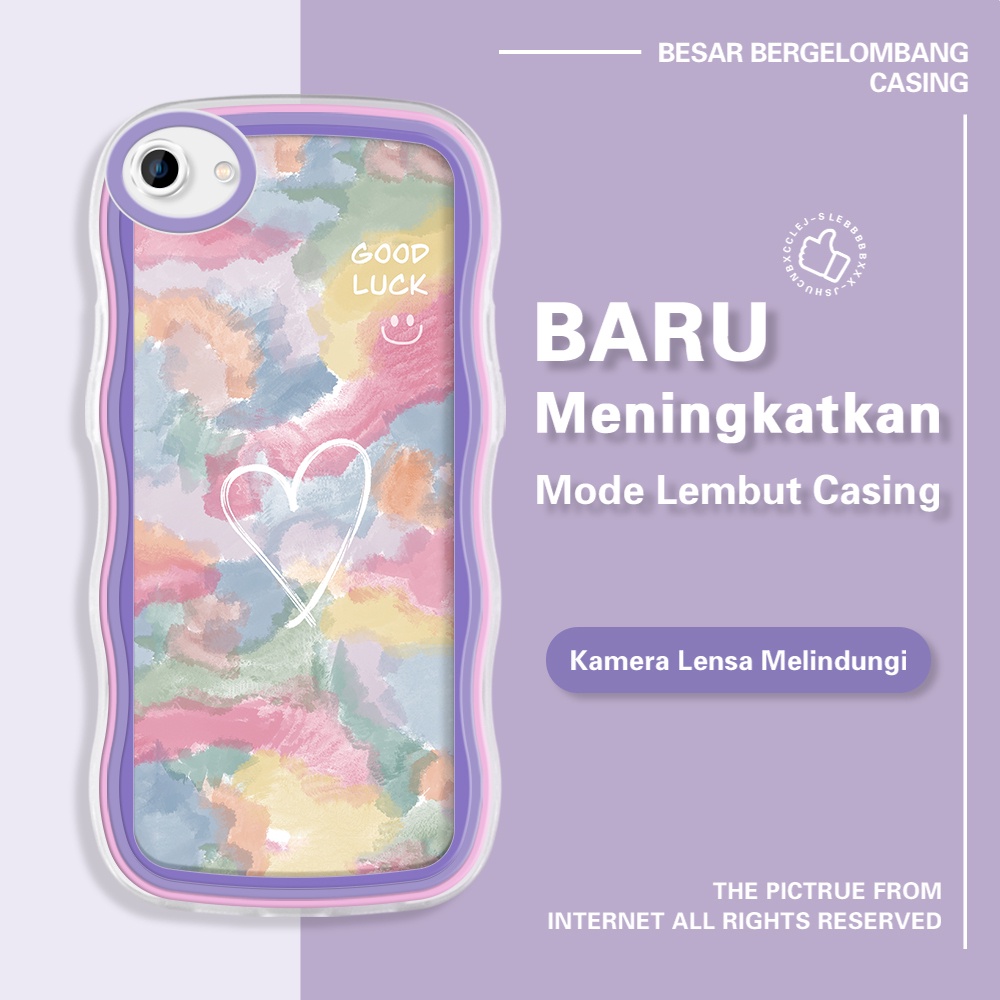 Casing Hp Untuk Vivo Y53 Y53i 1606 Phone Case Soft Handphone INS Colorful Graffiti Softcase Silikon 