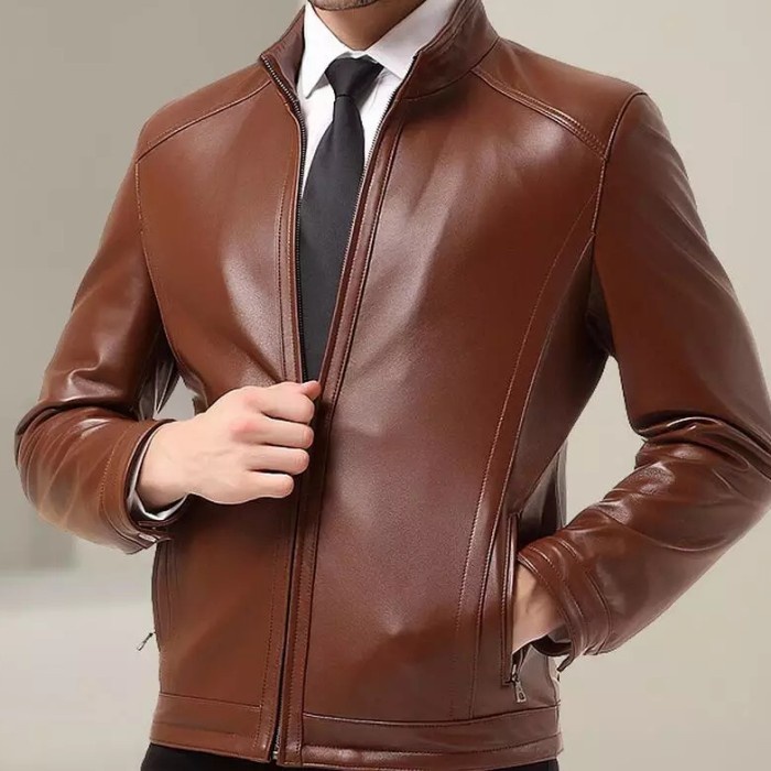 jaket kulit pria terbaru/ jaket kulit asli pria-jaket kulit original pria-jaket kulit asli domba /ja