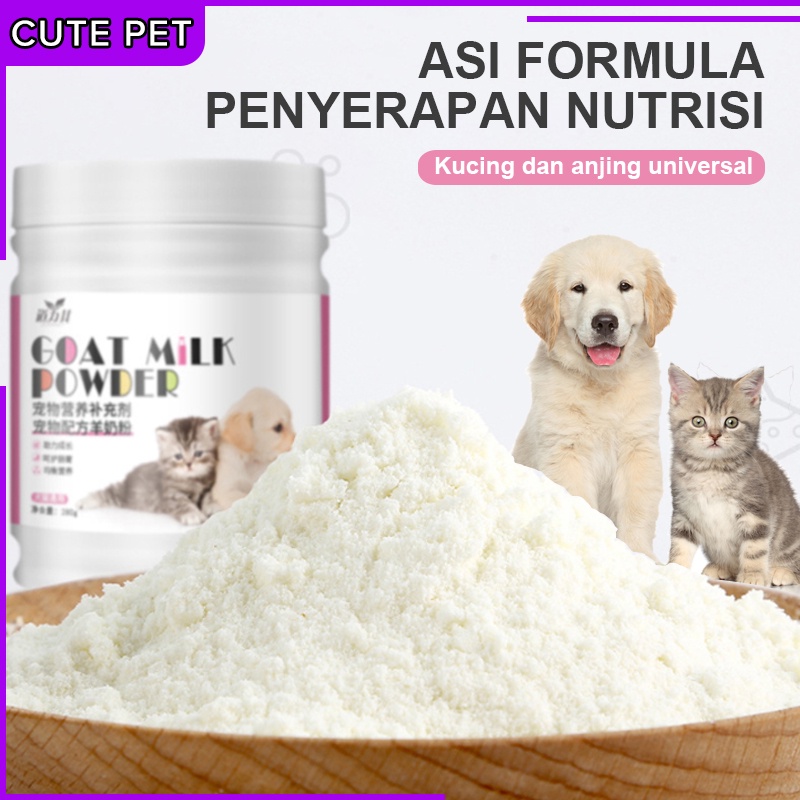 Susu bubuk hewan peliharaan Susu kambing bubuk anjing kucing goat milk powder cat dog