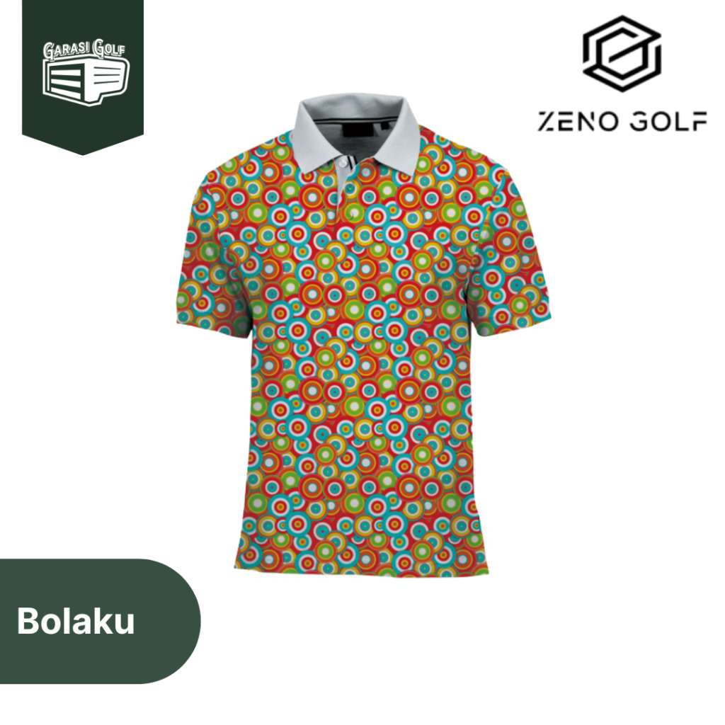 ZENO Bolaku (Men) - Baju Kaos Polo Shirt Golf Pria Kerah