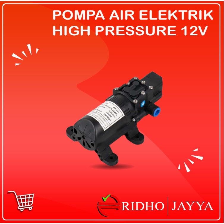 Pompa Air Elektrik High Pressure 12V