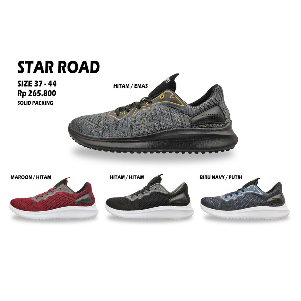 STARROAD ARDILES SEPATU RUNNING PRIA WANITA REAL PICT ORI