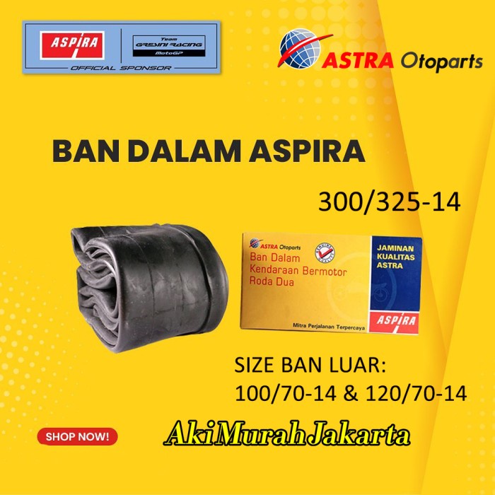 Ban Dalam Aspira 300/325-14 100/70-14 120/70-14 Original ASPIRA ASTRA