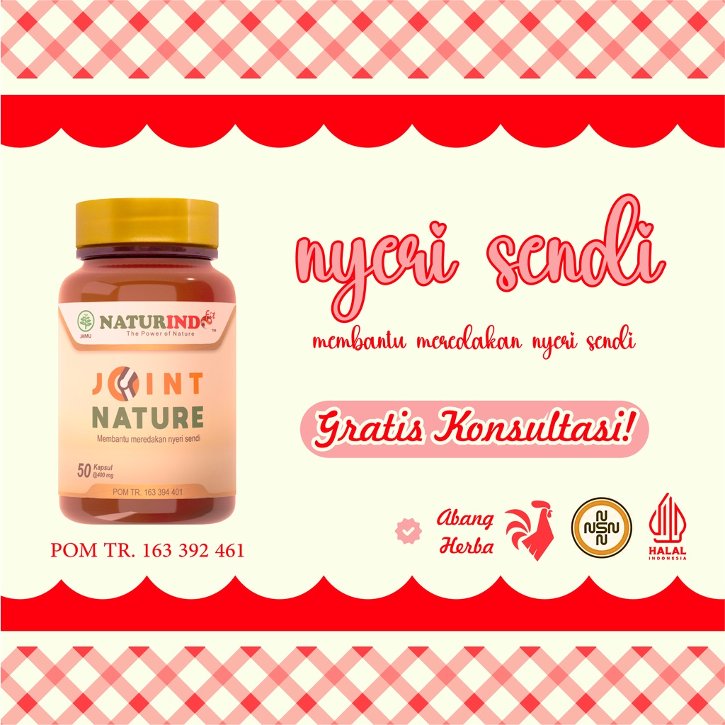

Joint Nature (Herbal untuk penderita radang syaraf, otot, dan kelenjar)
