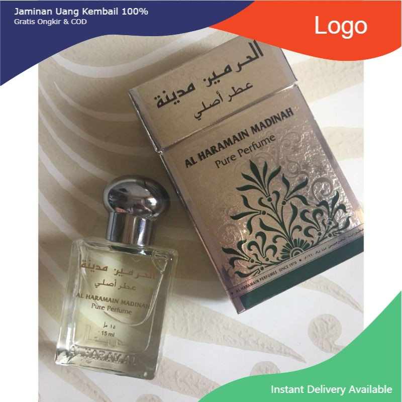 Parfum Haramain madinah 15ml dijamin original saudi
