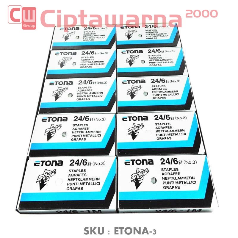 

1 Pcs Isi Steples etona No 3 (24/6) staples - NO3