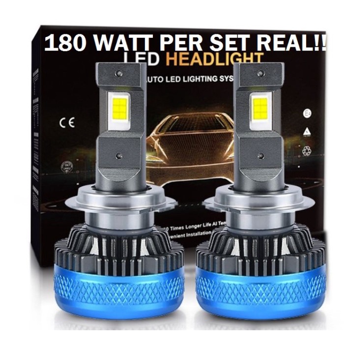Lampu LED utama headlamp mobil HB3 HB4 9005 9006 head light lamp 180W super bright