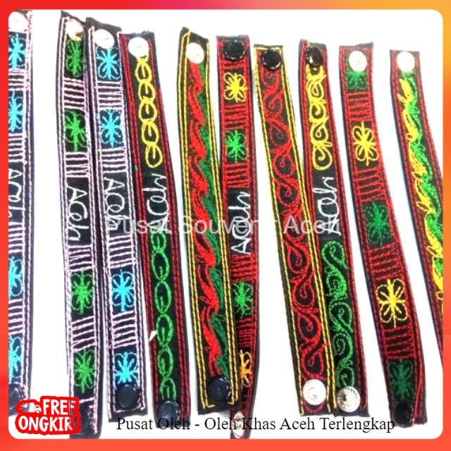 Gelang khas Aceh motif kerawang Gayo | oleh-oleh khas Aceh