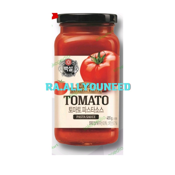 

Cj Beksul Tomato Pasta Sauce 455 gram