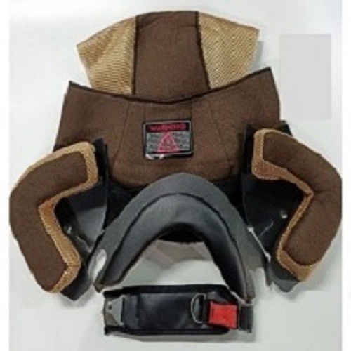 Busa Helm Bogo - Daleman Helm Bogo Dewasa Fullset Coklat - Tali gesper