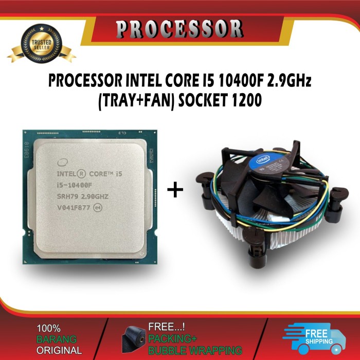 Processor Intel Core i5 10400F Socket 1200 Gen 10 + FAN