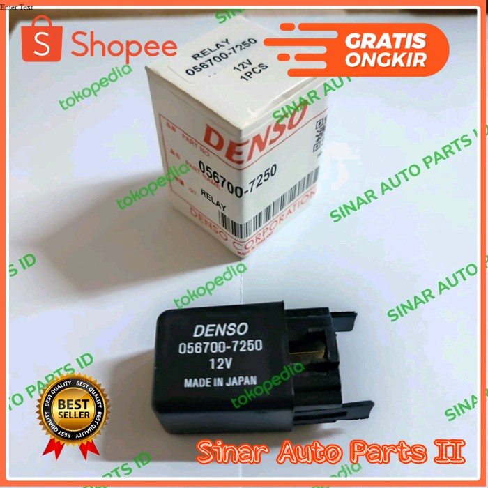 SAP2 RELAY DENSO KARIMUN L300 BALENO AMENITY ESTEEM 12V KAKI 4