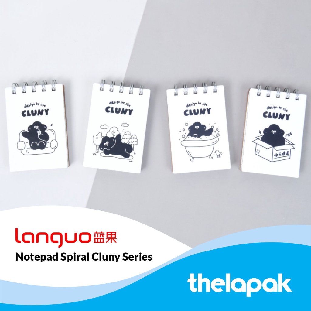 

Buku Catatan Mini Languo Cluny Series Mini Spiral Notepad