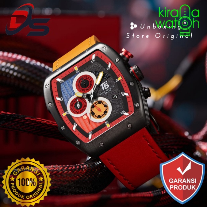 NEW JAM KULIT T5 3877 G CHRONOGRAPH ORIGINAL  070823