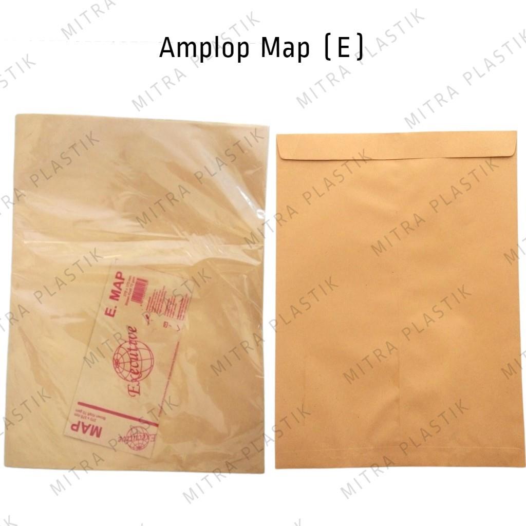 

Amplop Coklat E Map isi 100 pcs / Amplop Folio Kertas Envelope Besar Cokelat Jumbo