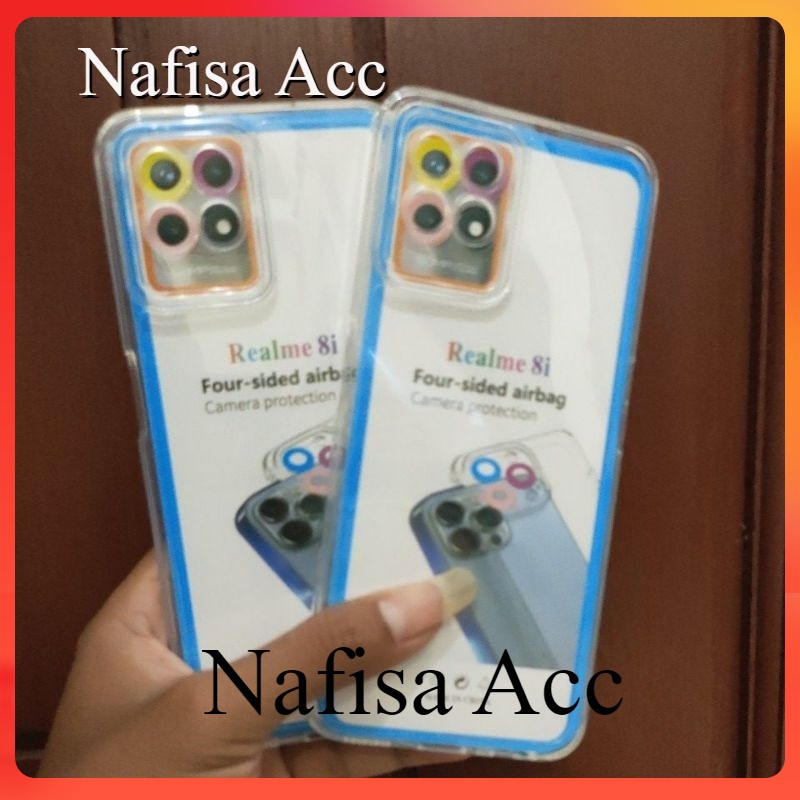 Softcase Bening Realme 8i Case Protec Camera Transparan