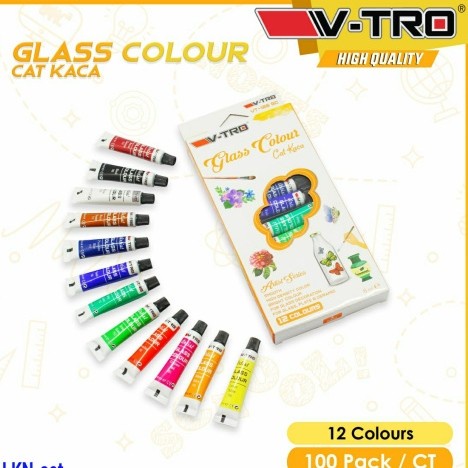 

Cat Kaca V-Tro 12warna