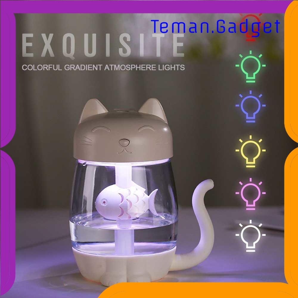 TG - ART 3 in 1 Air Humidifier Cat Kitty 350ml Fan + LED Lamp - La211