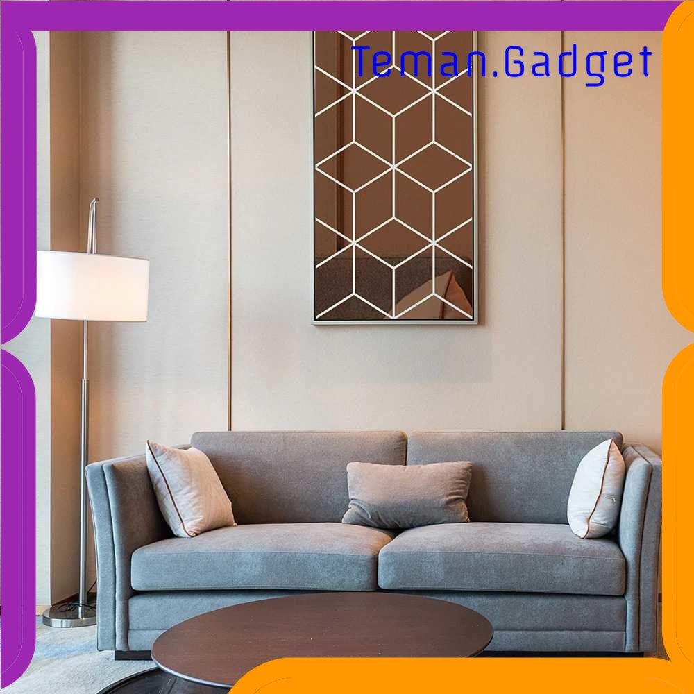 TG -  ART SOLEDI Sticker Dekorasi Dinding 3D Cubic Mirror Acrylic 15 PCS Size S - SL15