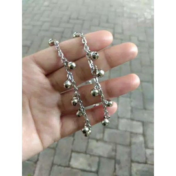 Gelang kaki gelang tangan Bayi lonceng &amp; Anak &amp; Dewasa, ANTI Karat, ANTI Luntur / gelang stainless anak / gelang kaki stainless