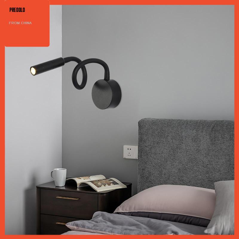 [Predolo] Lampu Dinding LED Minimalis Fitting Selang Flexible 3W Untuk Kamar Tidur