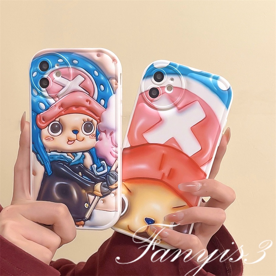 Compatible For iPhone 14 13 12 11 Pro Max X XR Xs Max 8 7 6 6s Plus SE 2020 Kartun Lucu Expand 3D Vision Phone Case TPU Soft Cover Pelindung