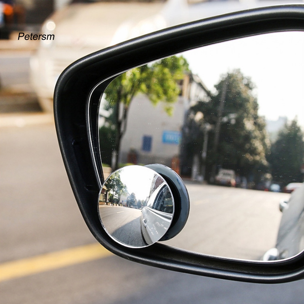 Pp 2Pcs Tahan Air Spion Tambahan Untuk Bagasi Auto Spion Frameless Blind Spot Mirror Clear