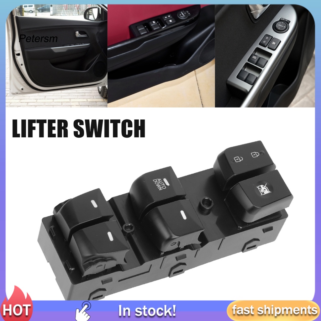 Pp Saklar Master Window Kokoh Master Window Switch Pengganti 93570-3X000 Standard Untuk Hyundai-KIA K2