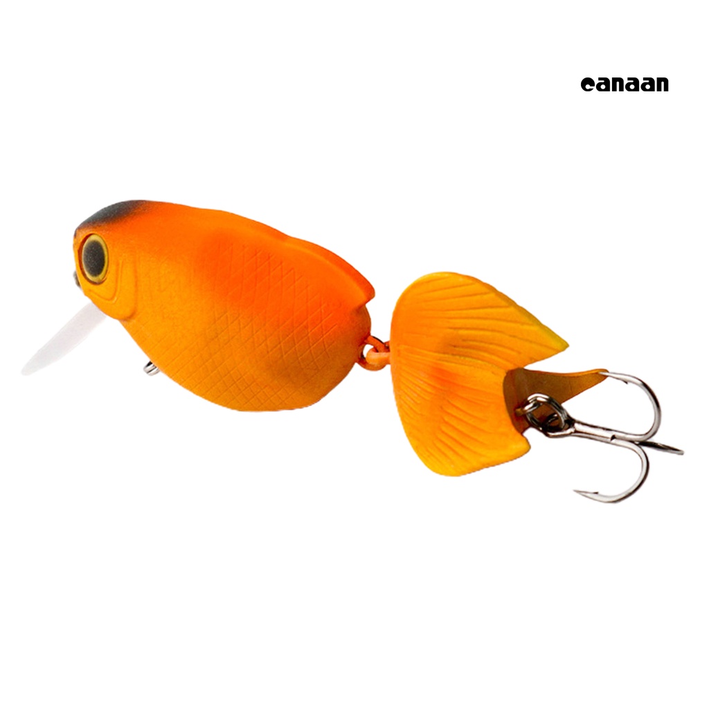 Cnn-5.8cm Umpan Mulut Cocked 3D Simulasi Fisheye Tajam Kait Menggoda Manusia Hidup Buatan Crankbait Memancing Luar Ruangan