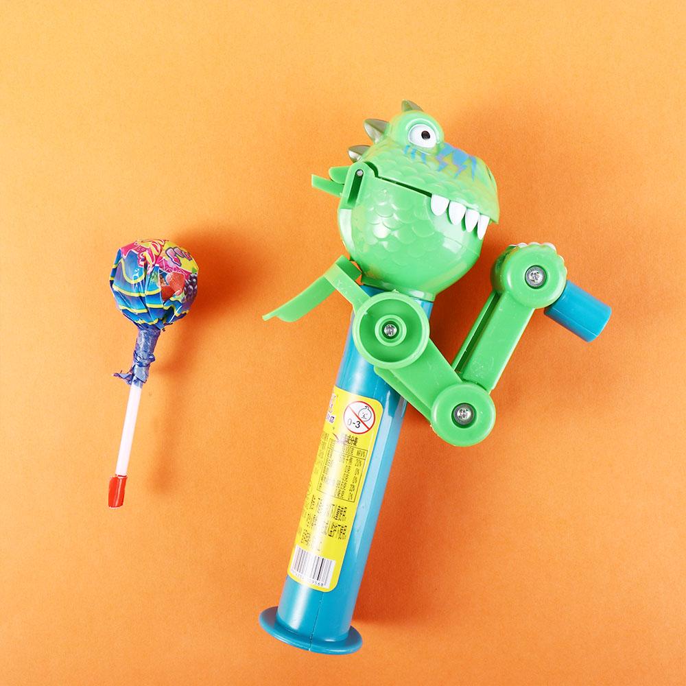 Lanfy Mainan Lolipop Bentuk Dinosaurus Lucu Permen Baru Tahan Debu Hadiah Anak Lollipop Penyimpanan Permen Dekompresi Mainan Lollipop Robot