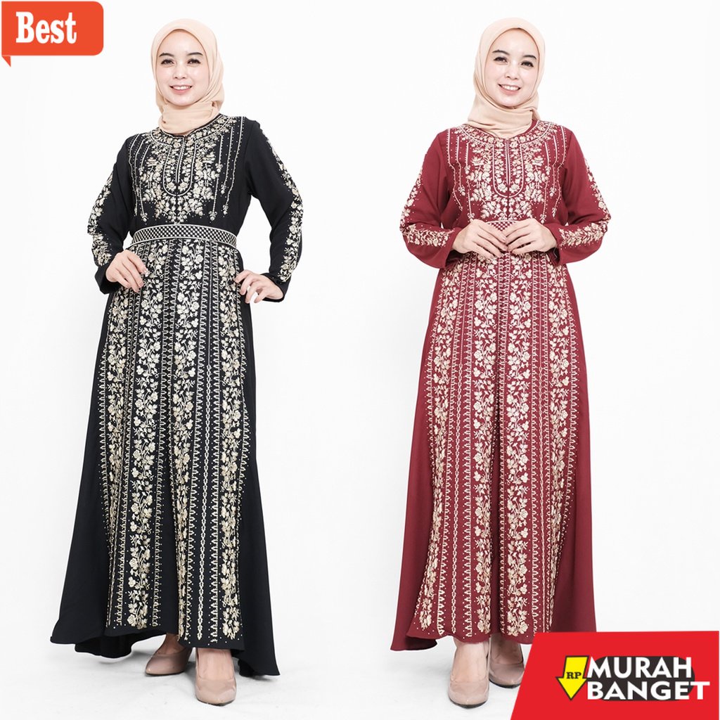 Gaya ala timur tengah di hari raya- Comera Fashion Baju Gamis Abaya Turkey Hitam Model Terbaru Abaya