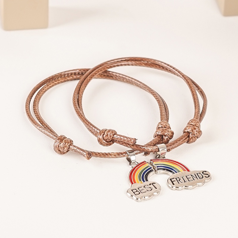 Gelang Couple 2Pcs Bestfriend Sahabat Bestie Pasangan Pria Wanita Sama Doi Ber2