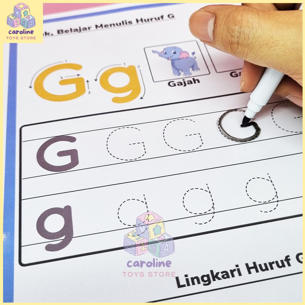 

RB Buku Belajar Menulis Angka Dan Huruf 4 5 6 Tahun Balita Pra Tk Pra Sekolah Buku Aktivitas Anak