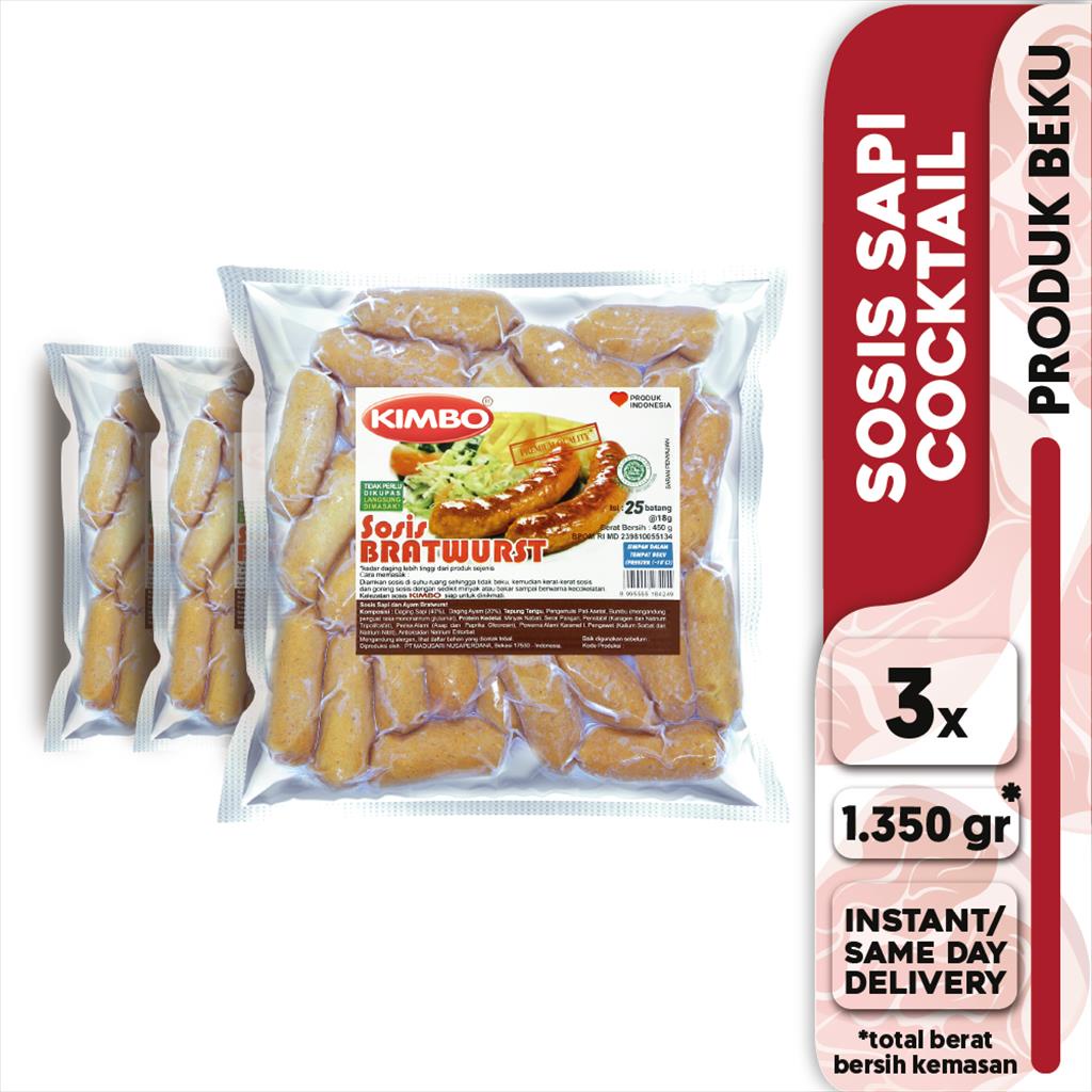 

KIMBO Bratwurst Cocktail Original25 3x