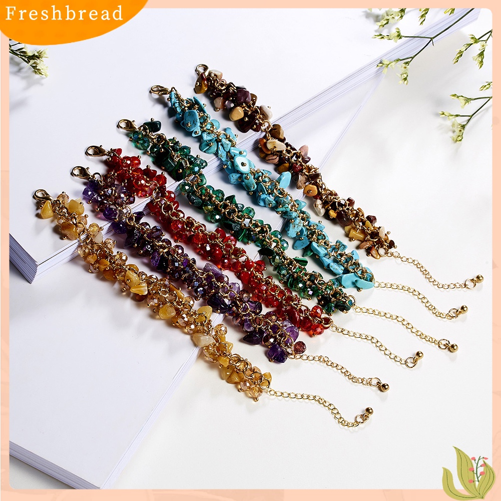 &lt; Freshbread &gt; Fashion Batu Wanita Gadis Gelang Bangle Wrist Band Perhiasan Pesta Hadiah Liburan