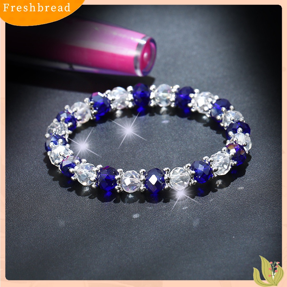 &lt; Freshbread &gt; Elegan Bead Wristband Gelang Bangle Wanita Perhiasan Hadiah Ulang Tahun Anniversary