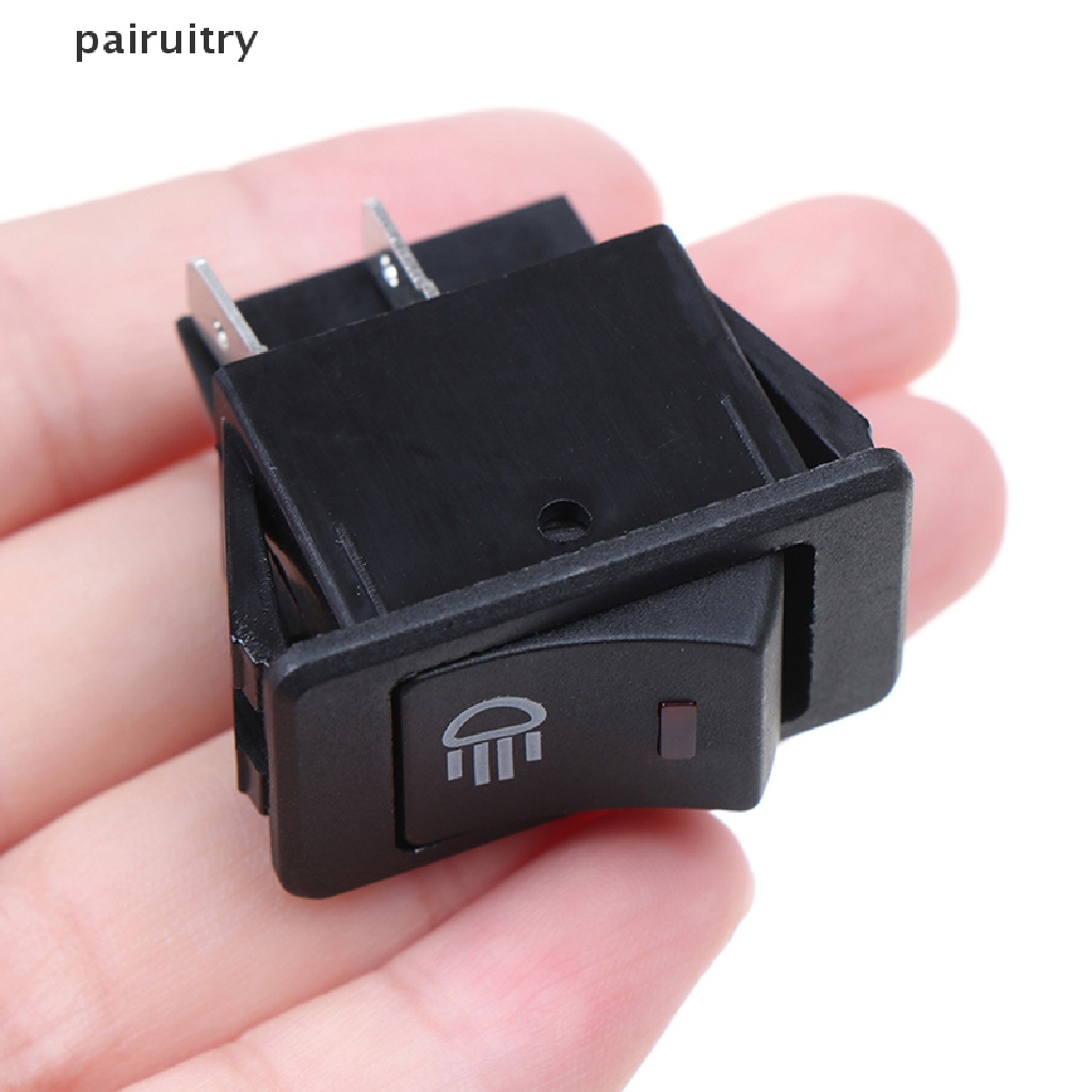 Prt 12V 35A Universal Mobil Merah Lampu Kabut LED Rocker Switch Dash Dashboard 4Pin PRT