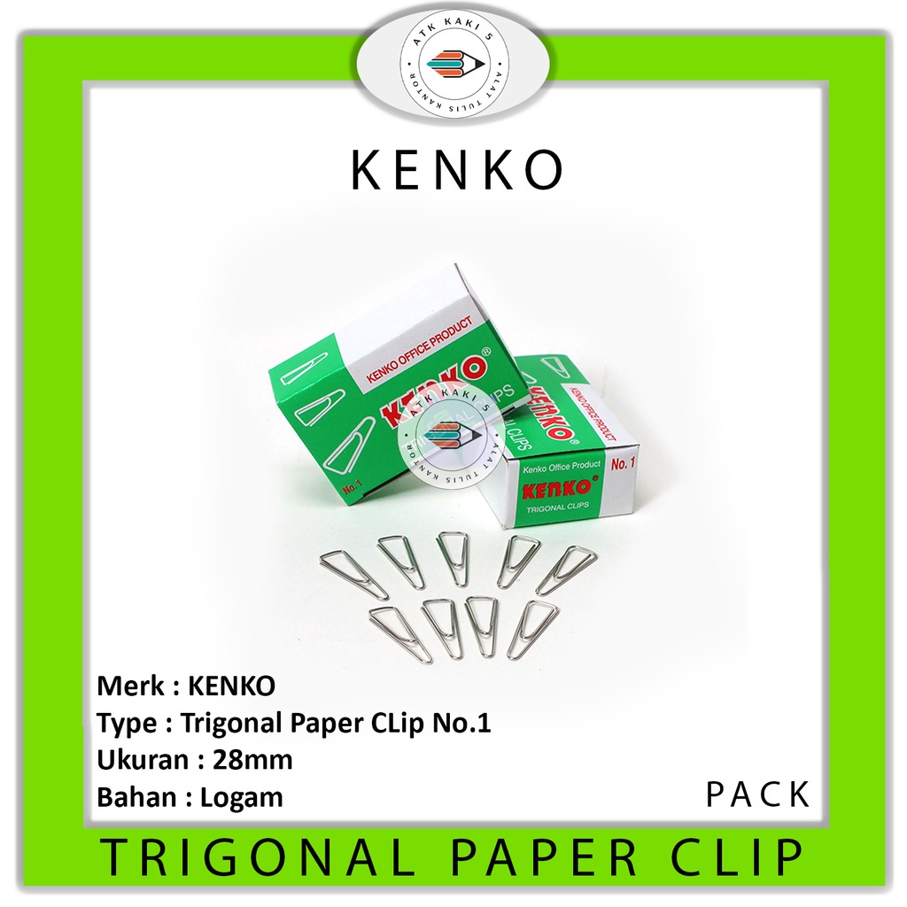 

KENKO - Trigonal Paper Clip No.1 - PACK