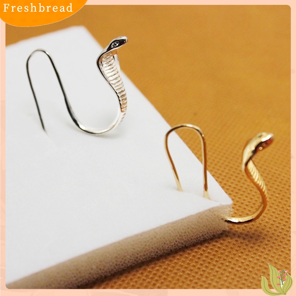 &lt; Freshbread &gt; Vintage Wanita Geometris Bentuk Ular Drop Menjuntai Kait Anting Pesta Perhiasan Hadiah