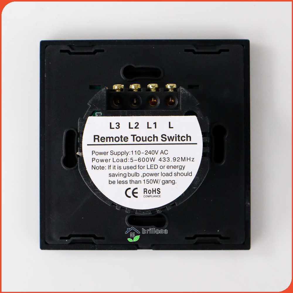 TaffLED Saklar Lampu Luxury Touch LED with Remote - XJG-DH001